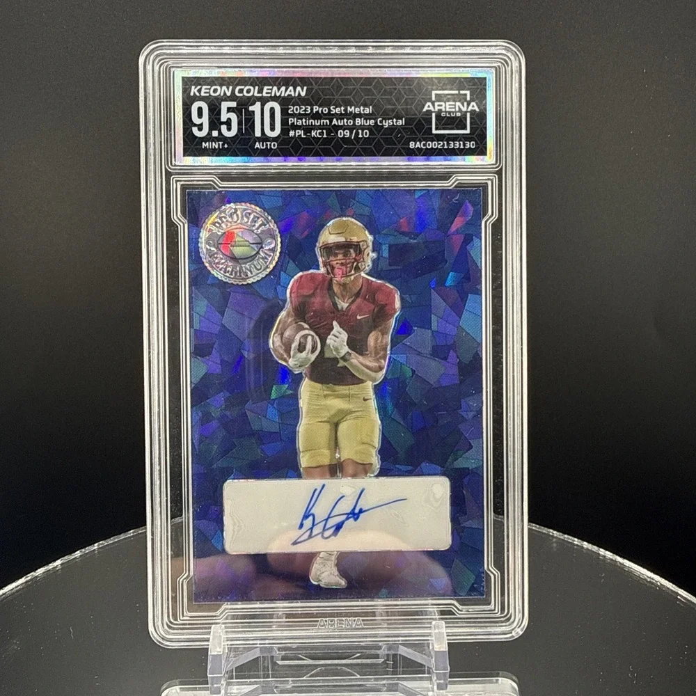 2024 Leaf Pro-Set Platinum Draft Picks Keon Coleman RC Auto Florida State /10